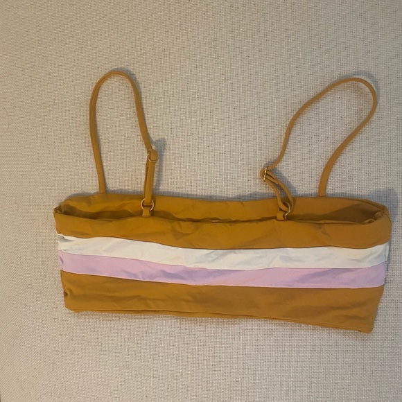 L*SPACE Rebel Stripe Bikini Top - Picture 3 of 3